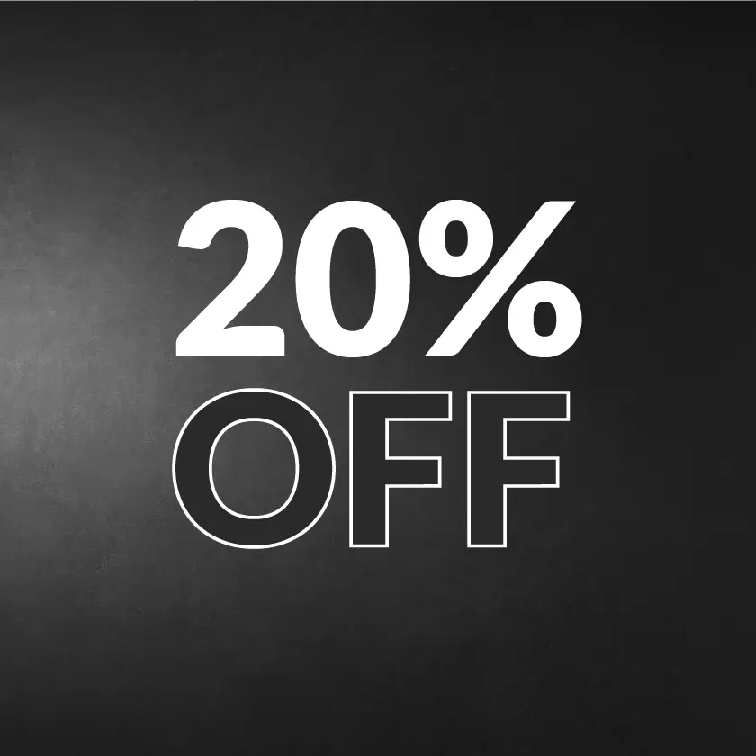 20% OFF Black Days