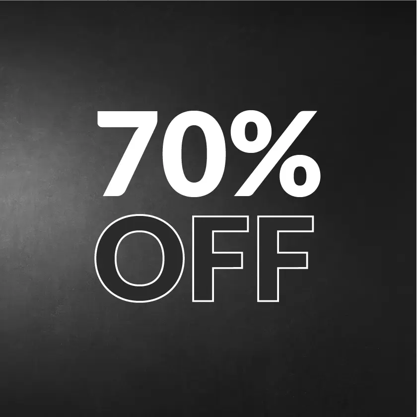 Hasta 70% OFF Black Days
