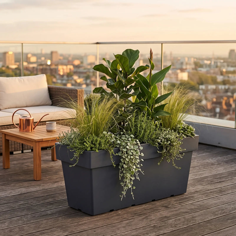 Jardinera Lofly Case 99 X 41 cm - ambiente #ia - Tumatera.co