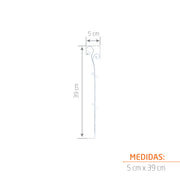 Tutor De Orquídea Doble 39 Cm - Tumatera.co