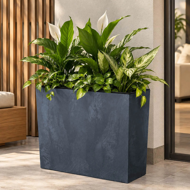Jardinera Urbi Beton Antracita 58 X 50 cm