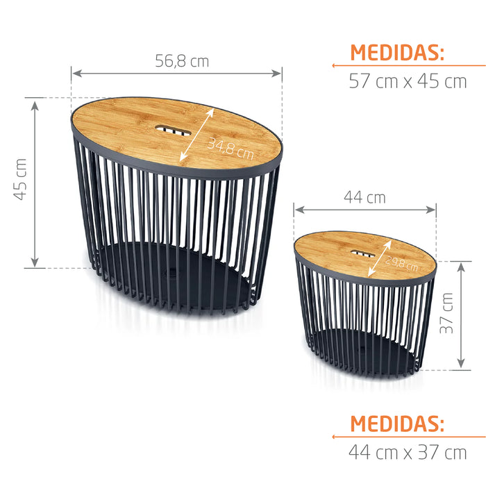 Set de Mesas Decorativas Clubo