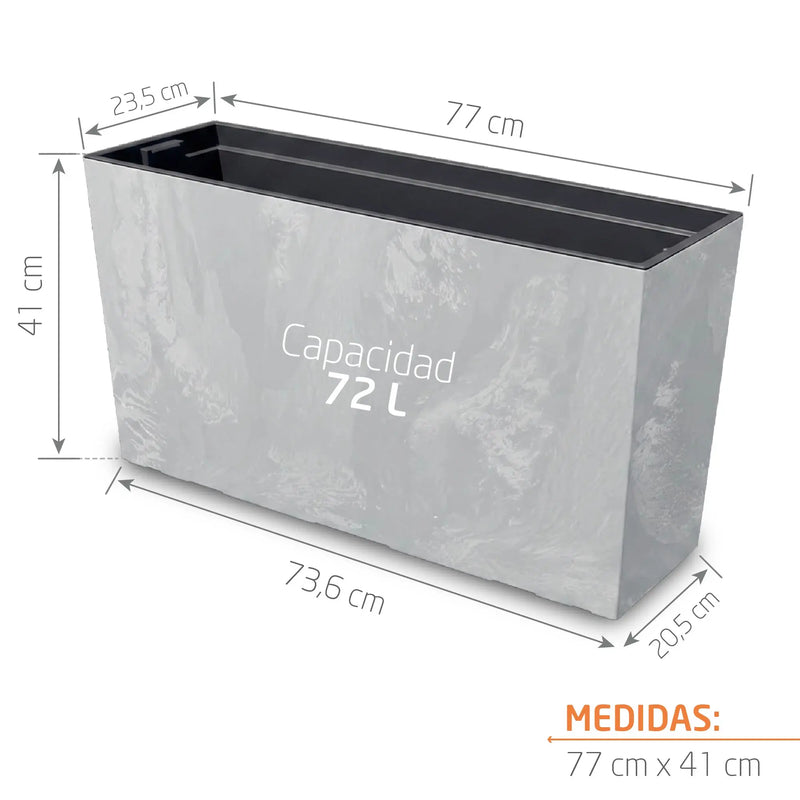 Jardinera Urbi Case Betón 77 X 41 Cm