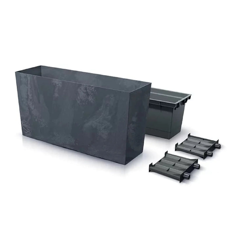 Jardinera Urbi Case Antracita 77 X 41 cm