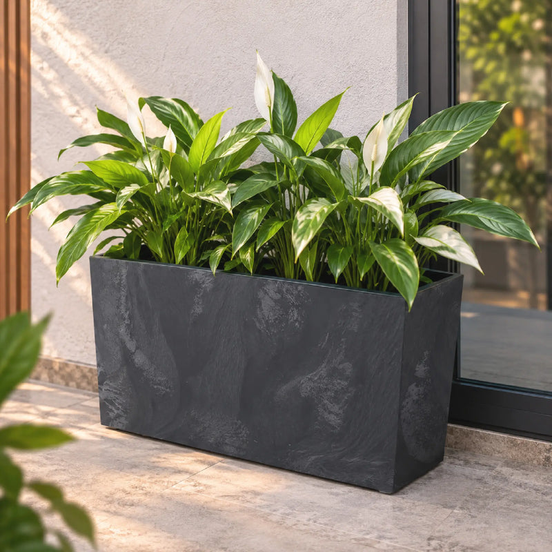 Jardinera Urbi Case Antracita 77 X 41 cm - ambiente #ia - Tumatera.co