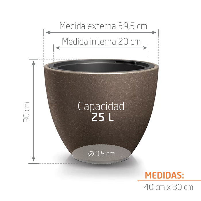 Matera Heos Cónica Eco 40 Cm