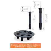KIT AUTORRIEGO PARA MATERA CIRCULAR 21 CM - Tumatera.co