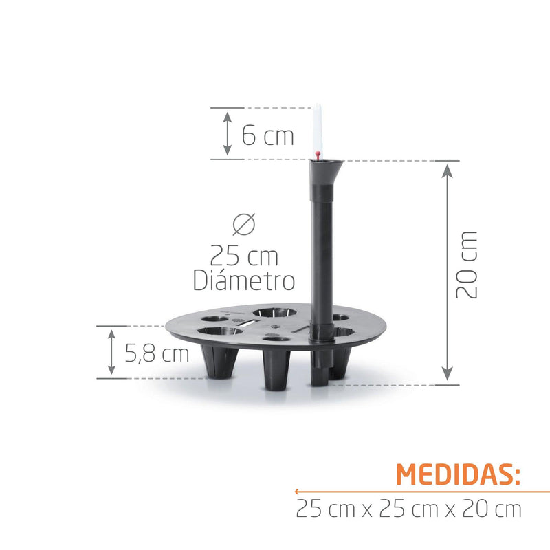 KIT AUTORRIEGO PARA MATERA CIRCULAR 25 CM - Tumatera.co