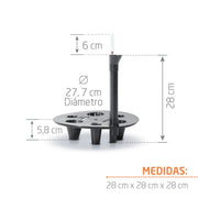 KIT AUTORRIEGO PARA MATERA CIRCULAR 28 CM - Tumatera.co