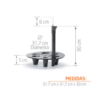 Kit Autorriego Para Matera Circular 32 cm - Tumatera.co