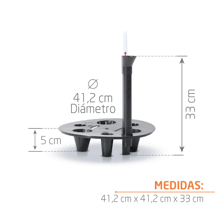 Kit Autorriego Para Matera Circular 41 cm