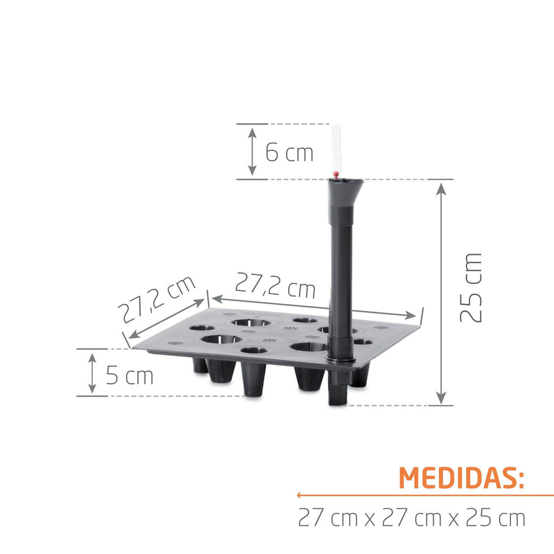 KIT AUTORRIEGO PARA MATERA CUADRADO 27 CM - Tumatera.co