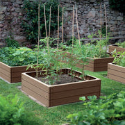 BASE WOODY - CAMA ELEVADA PARA JARDÍN O HUERTA 148 CM X 129 CM - Tumatera.co