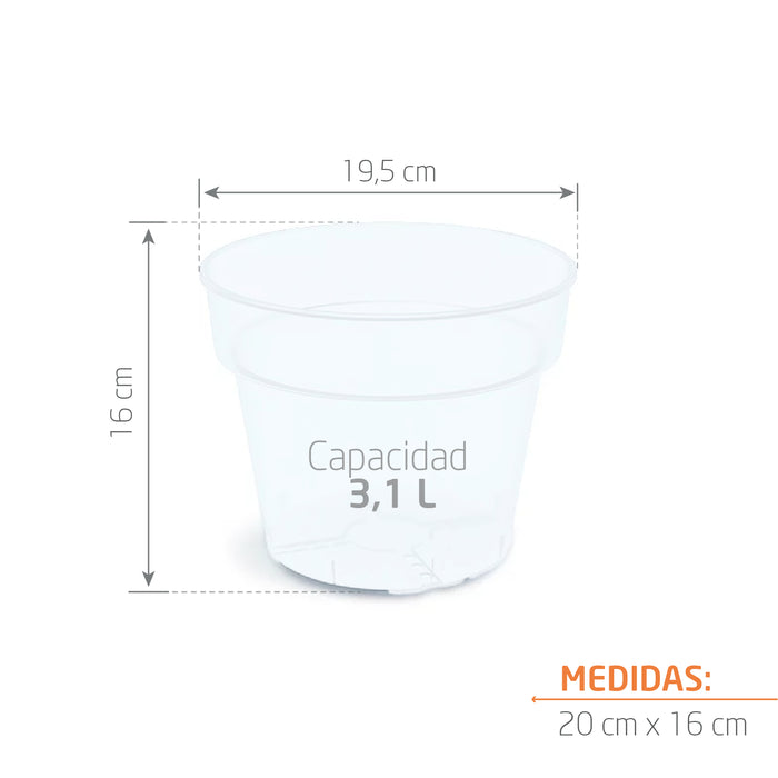 Matera Planti 20 x 16 cm Transparente