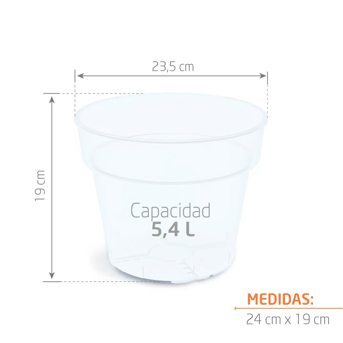 Matera Planti 24 x 19 cm Transparente