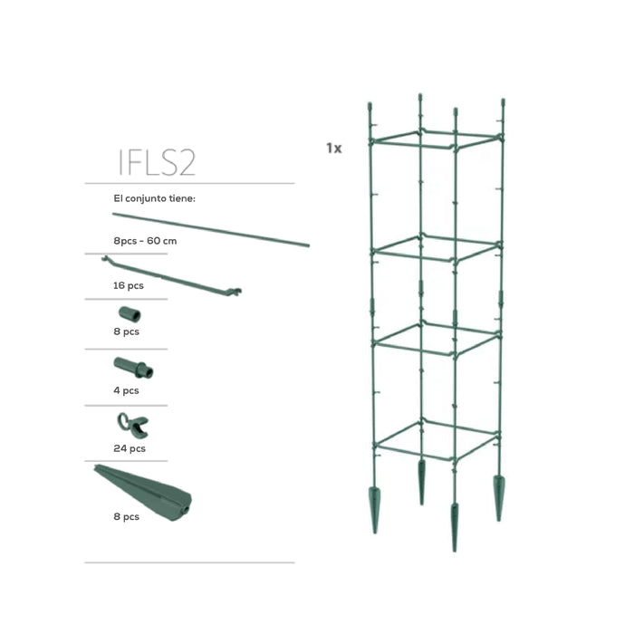 Soporte para enredaderas  29 x 120 cm