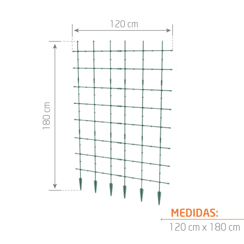 Soporte para enredaderas 60 x 180 cm