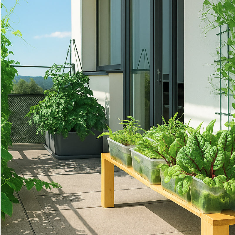 Soporte cónico para plantas 25 x 60 cm - ambiente #ia - Tumatera.co