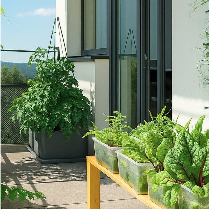 Soporte cónico para plantas 35 x 90 cm - ambiente #ia - Tumatera.co