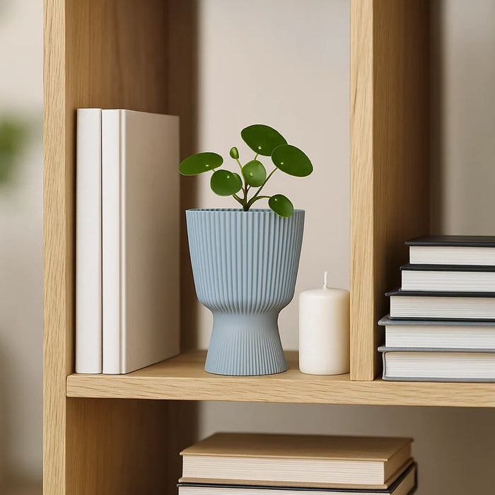 Matera Milly Round 15 x 22 cm gris claro - ambiente #ia - Tumatera.co