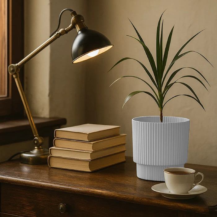 Matera Milly Round 20 x 21 cm blanco - ambiente #ia - Tumatera.co