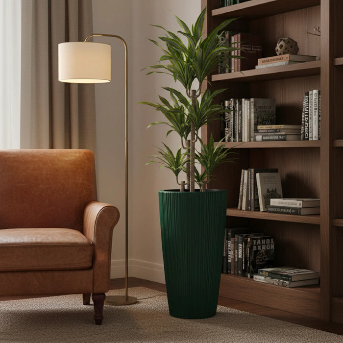 Matera Oro Round 39 x 73 cm verde piña - ambiente #ia - Tumatera.co