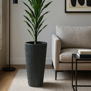 Matera Oro Round 39 x 73 cm gris - ambiente #ia - Tumatera.co
