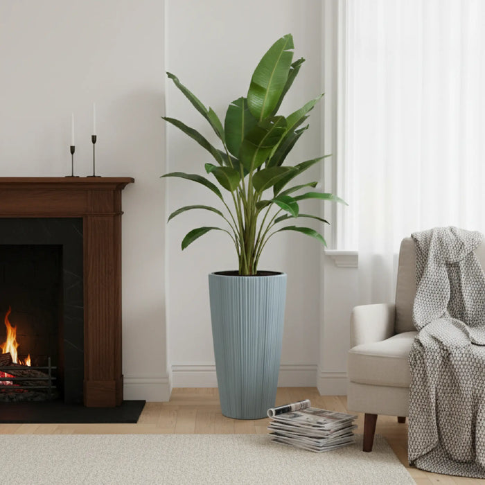 Matera Oro Round 39 x 73 cm  - gris claro ambiente #ia - Tumatera.co