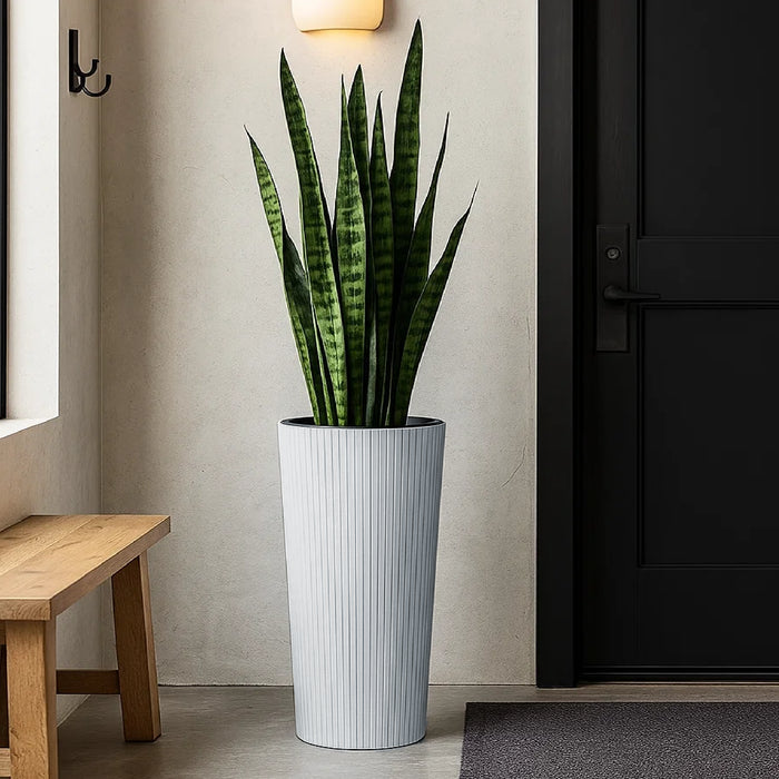 Matera Lamia Slim 30 x 57 cm blanco - ambiente #ia - Tumatera.co