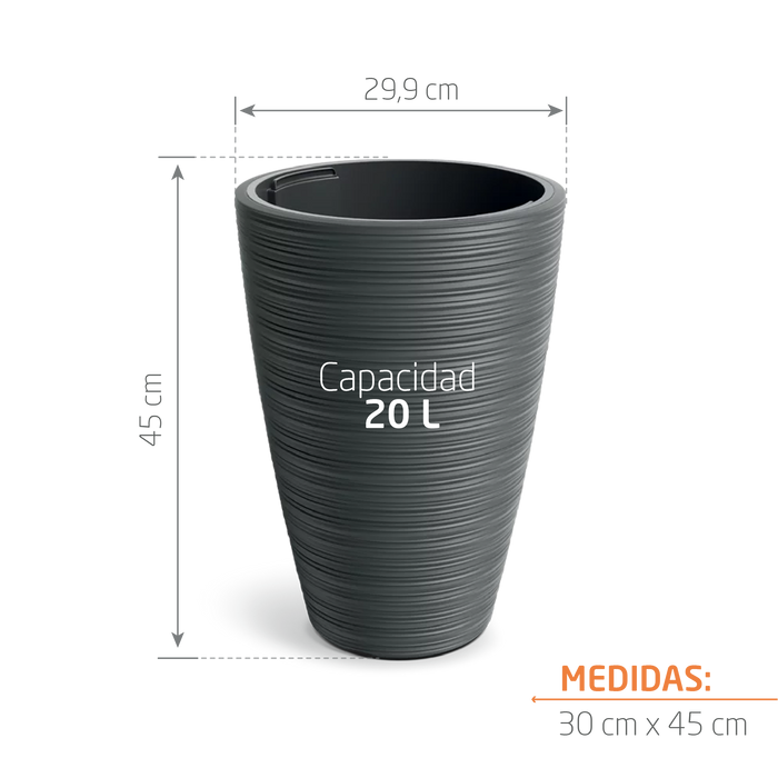 Matera Vena Round 30 x 45 cm