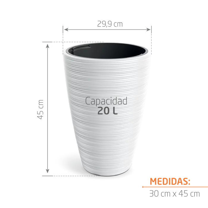 Matera Vena Round 30 x 45 cm