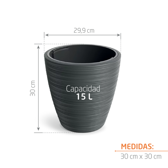 Matera Vena Round 30 x 30 cm