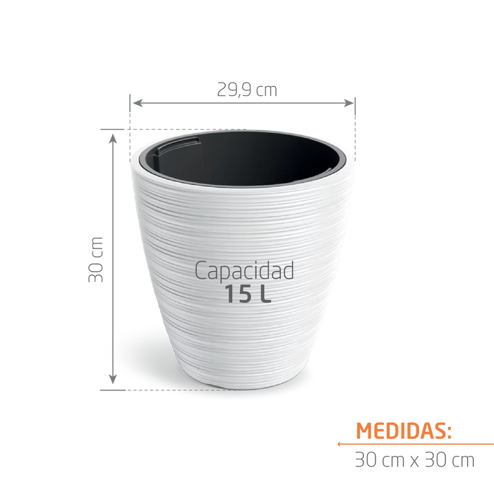 Matera Vena Round 30 x 30 cm