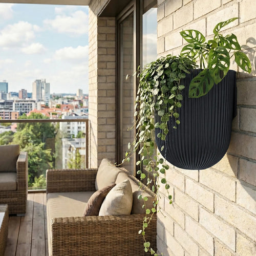 Matera de Pared Milly 15 cm antracita - ambiente #ia - Tumatera.co