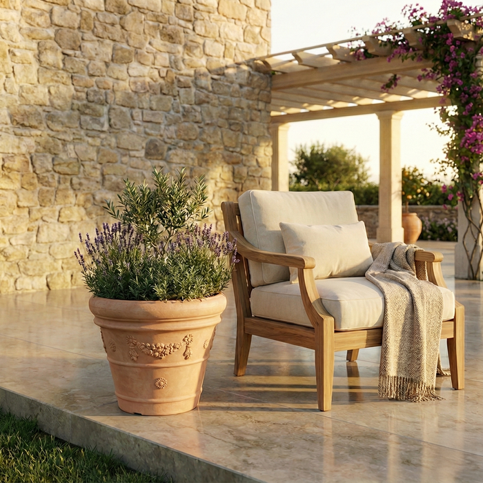 FESTONED MATERA 37 X 32 CM