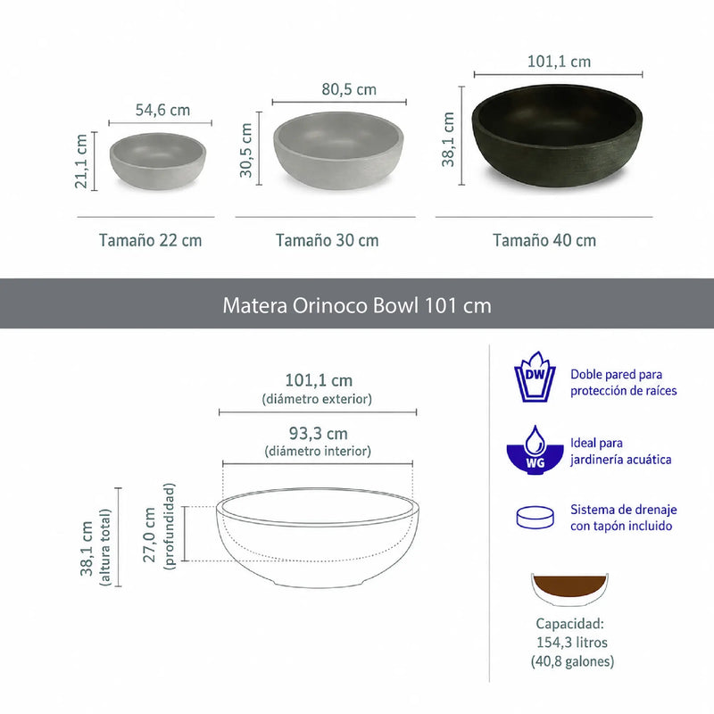 Matera Orinoco Bowl 101 Cm