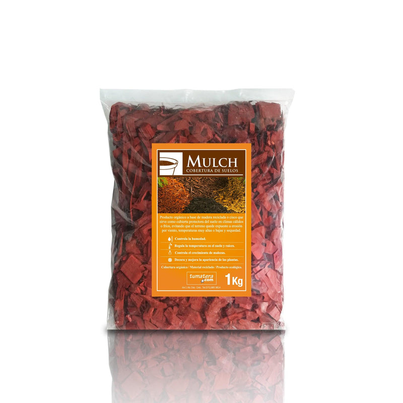 MULCH DECORATIVO ROJO 1 KG - Tumatera.co