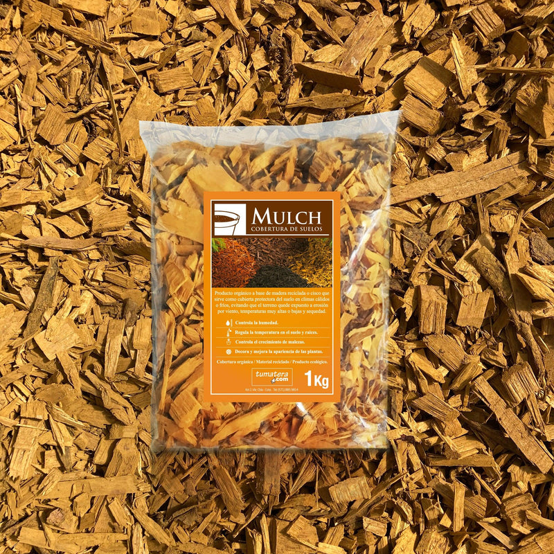 MULCH DECORATIVO AMARILLO 1 KG - Tumatera.co