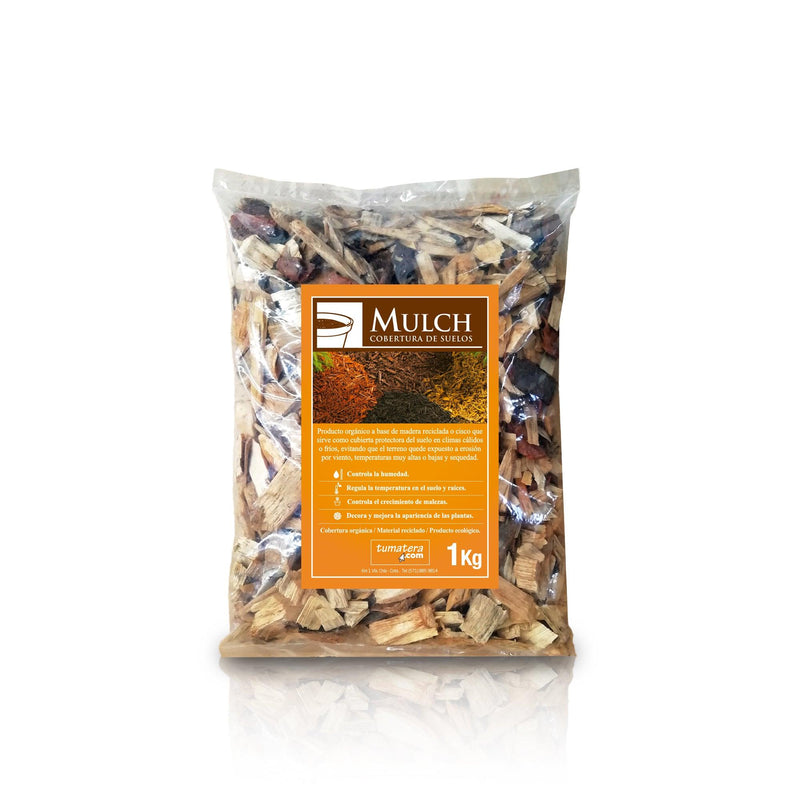 MULCH DECORATIVO NATURAL 1 KG - Tumatera.co