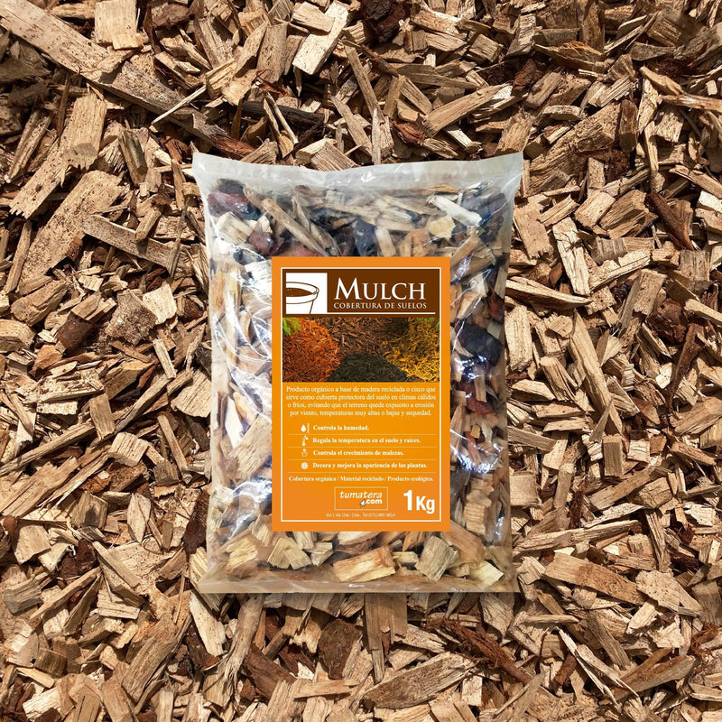 MULCH DECORATIVO NATURAL 1 KG - Tumatera.co