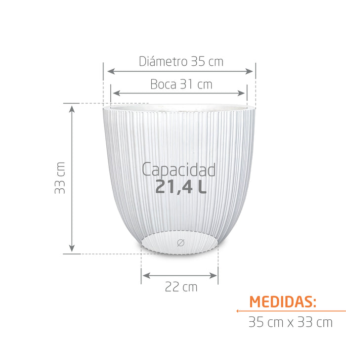 Matera Conica 35 x 33 cm - Tumatera.co