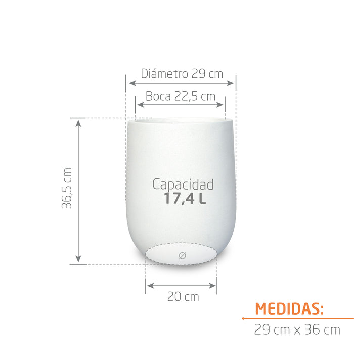 Matera Gota Lisa 29 x 36 cm - Tumatera.co