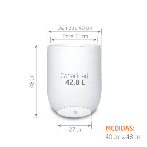 Matera Gota Lisa 40 x 48 cm - Tumatera.co