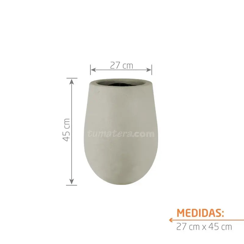 Matera Conica Cemento 45 Cm