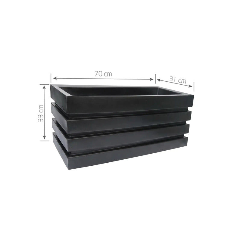 POLYETHYLENE PLANTER 70 CM