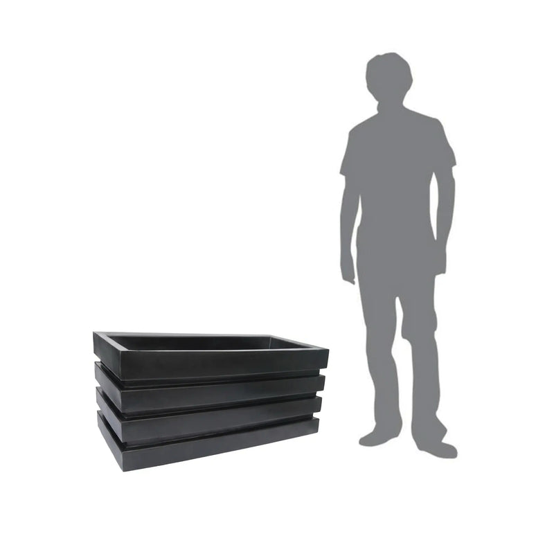 POLYETHYLENE PLANTER 70 CM