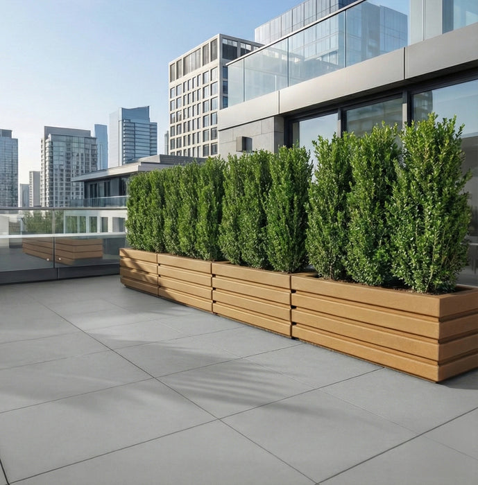 POLYETHYLENE PLANTER 90 CM