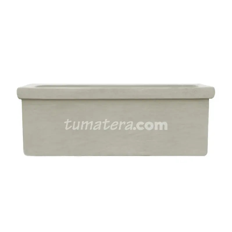 Jardinera Cemento Con Borde 80 X 35 Cm - Tumatera.co
