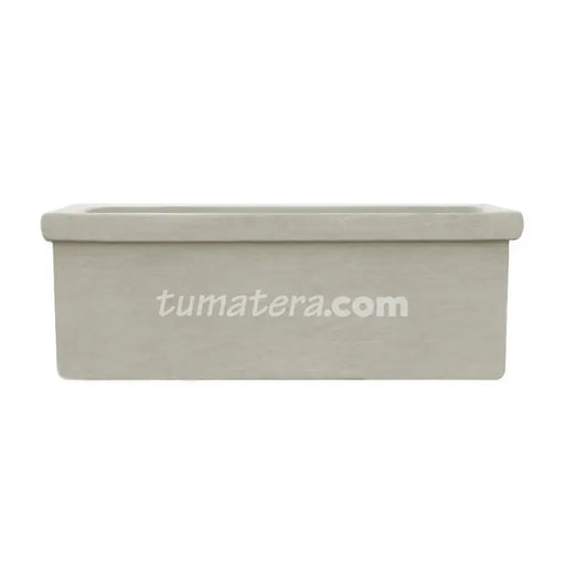 Jardinera Cemento Con Borde 80 X 35 Cm - Tumatera.co