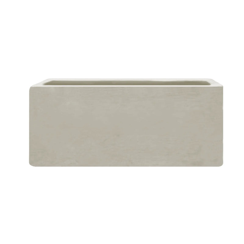 Jardinera Cemento Lisa 100 X 35 cm